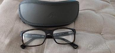 montatura occhiali Armani marrone tartaruga i ..