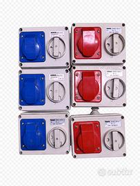 Prese interbloccate GEWISS 16A 2P+T / 3P+T