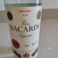 RON BACARDI CARTA BLANCA 38% _ Paris  1889
