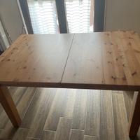 Tavolo da cucina allungabile color noce