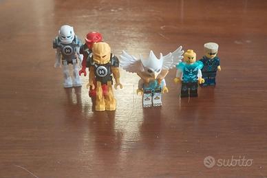 Lotto di 6 minifigure lego