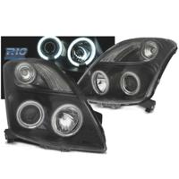 FARI SUZUKI SWIFT 05-10 ANGEL EYES CCFL FONDO NERO