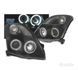 FARI SUZUKI SWIFT 05-10 ANGEL EYES CCFL FONDO NERO