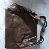 Borsa marrone in pelle