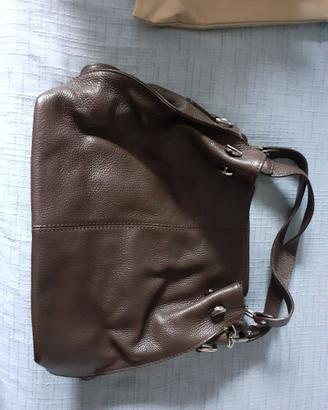 Borsa marrone in pelle