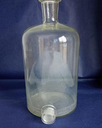 Flacone in vetro 5L con foro rubinetto
