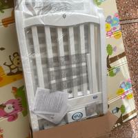 Lettino PALI + set letto 3 pezzi sfil teo pali