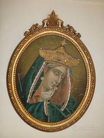 Quadro Sacro - Antico '800 -  della Madonna .