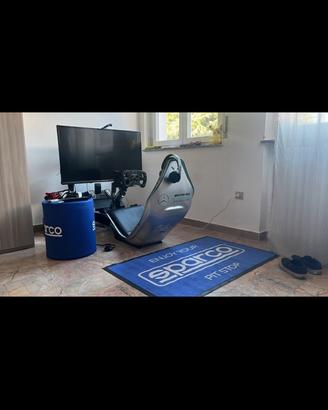 Simulatore fanatec clubsport f1 + postazione