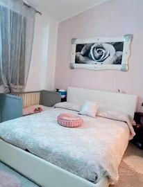 letto  Contenitore in ecopelle bianco