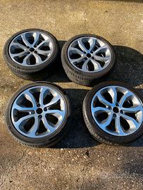 4 PNEUMATICI MICHELIN CERCHI IN LEGA RUOTE CITROEN