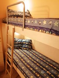 Letto a castello in legno