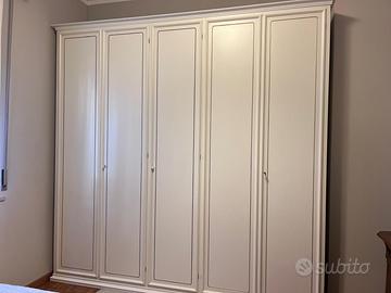 Letto camera bianco opaco