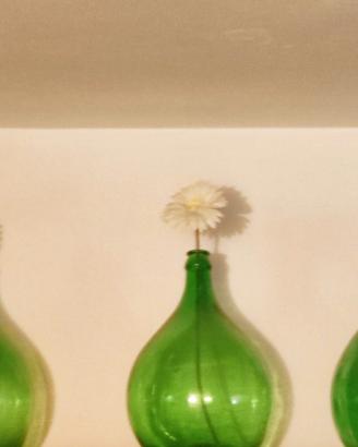 bottiglioni in vetro verde 