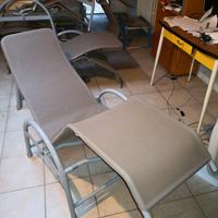 3 sdraio per giardino o sauna