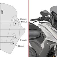 Parabrezza GIVI D6110S specifico KYMCO AK 550 bass
