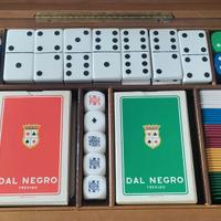 Set da gioco Dal Negro: carte, dadi, fiches