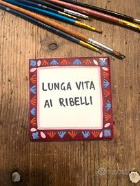 Piastrella decorativa dipinta a mano fine art