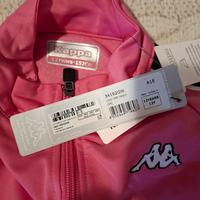 Tuta Kappa completa  10/12 anni rosa e nera
