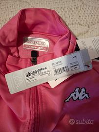 Tuta Kappa completa  10/12 anni rosa e nera