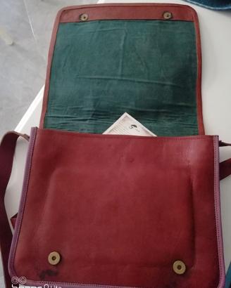Tracolla uomo vintage per laptop.