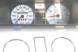 CERCHI QUADRO STRUMENTI VW GOLF 2 83-92 CROMATI