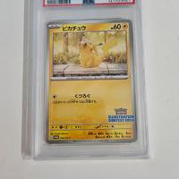 Carta Pikachu PSA 9 Japan Illustration Contest 242