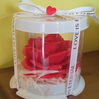 Bomboniere rosa realistica di sapone