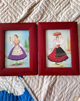VINTAGE CARTOLINE RICAMATE 