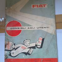 Manuale Consigli agli Utenti per Fiat, 21ª ed 1966