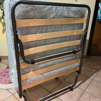 Rete pieghevole e materasso