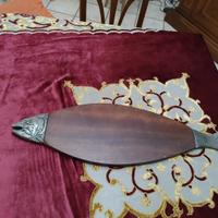 Vassoio vintage a forma di pesce