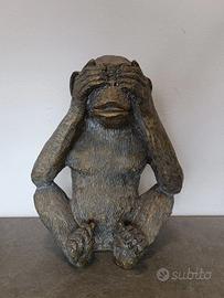 Scimmia "Non vedo" soprammobile