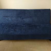 Divano letto blu