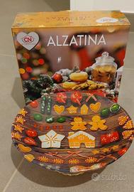 Alzatina natalizia in vetro