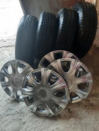 4 ruote complete di copricerchi aixam