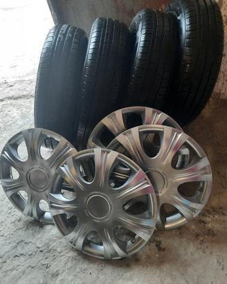 4 ruote complete di copricerchi aixam