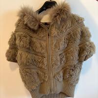 Giacca  smanicata grigia