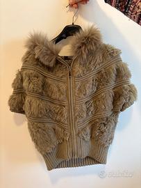 Giacca  smanicata grigia