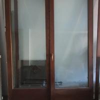 Porta in legno e vetri termico
