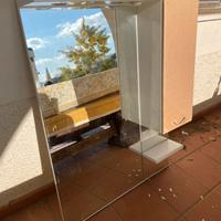 Specchiera con mobiletto bagno