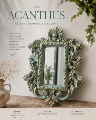 specchio ACANTHUS restaurato 