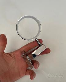 Portabicchieri da bagno in metallo cromato