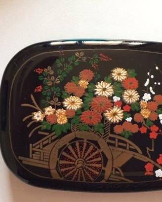 Specchietto in legno arte giapponese anni'80 nuovo