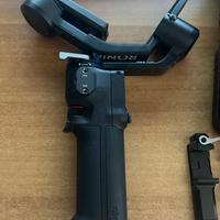 Dji Rs 3 mini + monitor videocamera + 2 batterie