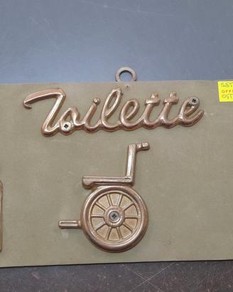 Cartelli bagno uomo donna Wc