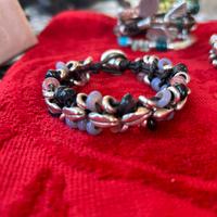 Uno De 50 Bracciale Argento Viola Lilla Cuoio