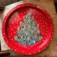 Piatto rotondo decorativo natalizio