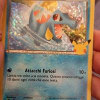 carta pokemon Totodile 25 anniversario