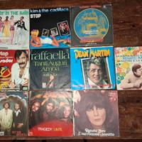 dischi 45 giri vari 10 pz anni 70
